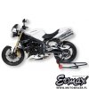Mocowanie tablicy rejestracyjnej ERMAX UNDERTAIL Triumph Street Triple 675 2012
